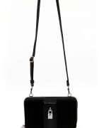 SilverPolo Geanta crossbody mica din piele ecologica - Negru