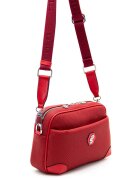 SilverPolo Geanta crossbody - Rosu - 18 x 27 x 7 cm