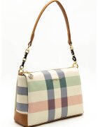 SilverPolo Geanta de umar in carouri - Multicolor