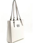 SilverPolo Geanta shopper cu barete ajustabile - Alb murdar