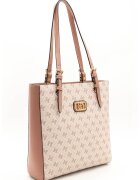 SilverPolo Geanta shopper cu monograma - Bej