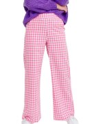 Silvian Heach Pantaloni dama - Bumbac - Alb/Roz