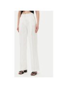 Silvian Heach Pantaloni dama GPP25374PA - Viscoza/Poliester - Alb
