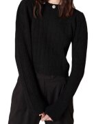 Silvian Heach Pulover pentru dama Acril/Nylon - Negru