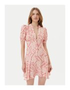 Silvian Heach Rochie de vara dama GPP25364VE - Viscoza - Roz - Roz