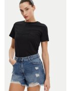 Silvian Heach Tricou dama - 304772665 - Bumbac - Negru - Negru
