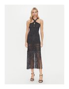 Simona corsellini Rochie dama - 305172501 - Viscoza/Fibre metalice - Negru - Negru