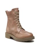 Simple Botine dama - 301576303 - Piele naturala - bej - Bej