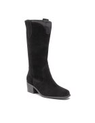 Simple Cizme dama - 301576006 - Piele naturala - Negru - Negru