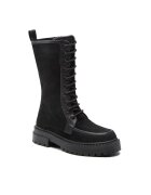 Simple Ghete dama Piele naturala/Piele intoarsa - Negru