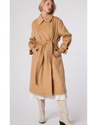 Simple Palton dama - 712060 - Bej - Lana