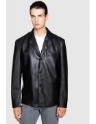 Sisley Geaca barbati - 85626 - Piele ecologica - Negru