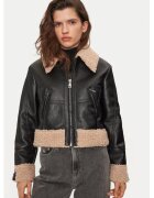 Sisley Geaca dama - 304295157 - Piele ecologica - Negru - Negru