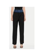 Sisley Pantaloni dama - 304280344 - Poliester/Viscoza - Negru - Negru