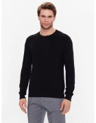 Sisley Pulover barbati - Bumbac - Negru - Negru