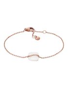 Skagen Bratara de otel inoxidabil - Alb/Auriu rose
