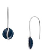 Skagen Cercei cu pietre de sticla - Argintiu/Bleumarin