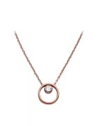 Skagen Colier cu zirconia Elin - Auriu rose