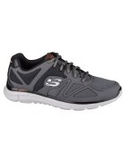 Skechers Adidasi barbati - Tesatura - Gri/Negru - Gri