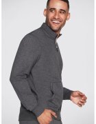 Skechers Bluza sport cu fermoar pentru antrenament The Hoodless - Gri melange
