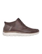 Skechers Bocanci din piele Summits-Siegul - Maro