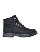 Skechers Bocanci impermeabili din piele ecologica Corado - Negru/Negru stins