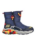 Skechers Cizme baieti Mega-Craft - Negru - Rosu/Portocaliu/Albastru prafuit