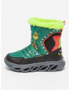 Skechers Cizme cu finisaj impermeabil Hypno Flash 3.0 - Verde/Negru/Galben