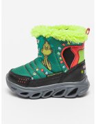 Skechers Cizme cu finisaj impermeabil Hypno Flash 3.0 - Verde/Negru/Galben