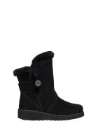 Skechers Cizme wedge mid-calf de piele intoarsa Keepsakes - Negru