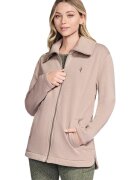 Skechers Geaca femei GO SNUGGLE Tunic Full Zip Jacket - Roz - Roz