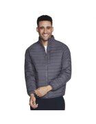 Skechers Geaca reversibila GO Shield Altitude - sport - barbati - negru - Gri