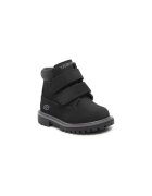 Skechers Ghete baieti 302635047 - Piele ecologica - Negru - Negru