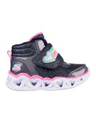 Skechers Ghete cu aspect stralucitor Heart Lights-Briliant - Roz/Bleumarin