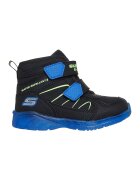 Skechers Ghete cu finisaj rezistent la apa si talpa cu LED Spash Beams - Negru/Albastru