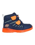 Skechers Ghete cu finisaj rezistent la apa si talpa cu LED Spash Beams - Portocaliu/Bleumarin