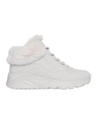 Skechers Ghete cu garnitura din material sintetic Uno Lite - Alb