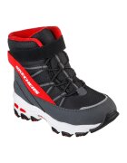 Skechers Ghete cu garnituri din material textil D'Lites - Rosu/Negru