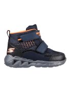 Skechers Ghete cu inchidere velcro Magna-Lights Frosty Fun- - Portocaliu/Bleumarin