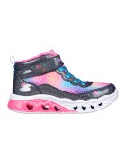 Skechers Ghete cu lumini LED Flutter Heart Lights - Roz/Bleumarin