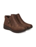 Skechers Ghete de dama pana la glezna - 305414106 - material textil - maro