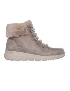 Skechers Ghete de piele ecologica On-The-Go - Maro taupe deschis
