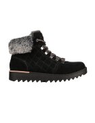 Skechers Ghete de piele intoarsa Mountain Kiss - Frontier Frenzy - Negru/Gri