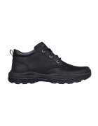 Skechers Ghete de piele nabuc Knowlson Ramhurst - Negru