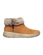 Skechers Ghete de piele nabuc On The Go Joy - Caramel