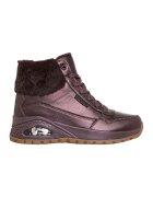 Skechers Ghete din piele ecologica cu garnitura cu blana sintetica Uno Rugged Galactic Heights - Maro