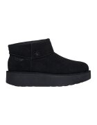 Skechers Ghete din piele intoarsa cu talpa plata Hero - Negru