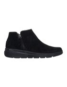Skechers Ghete din piele intoarsa Glacial Ultra Juliet - Negru