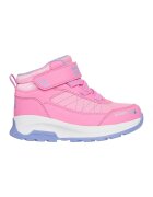 Skechers Ghete impermeabile cu velcro - Albastru lavanda/Roz