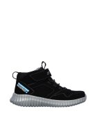 Skechers Ghete impermeabile din piele nabuc ecologica Elite Flex - Negru -